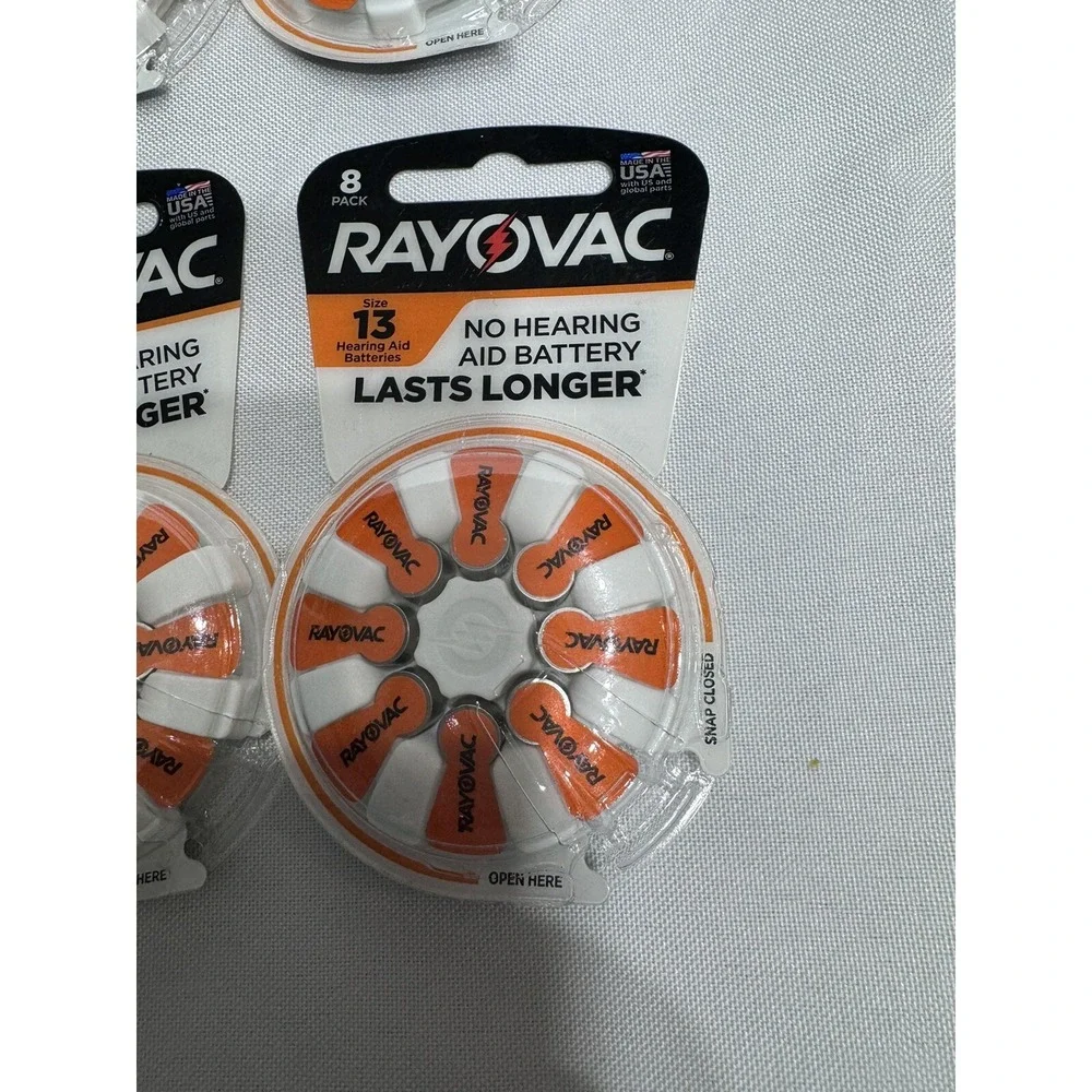 98 Rayovac Extra Advanced Size 13 Hearing Aid Batteries‎ 1.45V Zinc Air Exp 2024